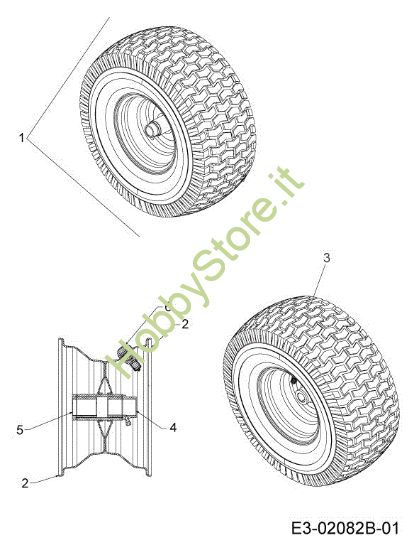 Picture of Ruote anteriori KROSSER 80/12,5 T Cat.2013 Trattorino