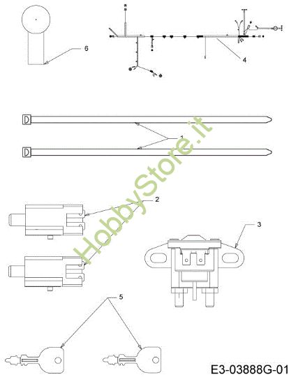Picture of Schema elettrico (1/2) KROSSER 80/12,5 T Cat.2013 Trattorino