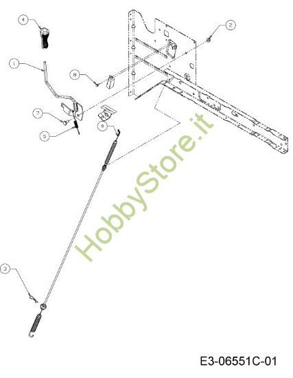 Picture of Leva innesto lame KROSSER 92/13,5 T Cat.2013 Trattorino