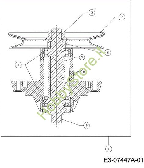 Picture of Supporto lame TORNADO 108/18,5 H Cat.2013 Trattorino