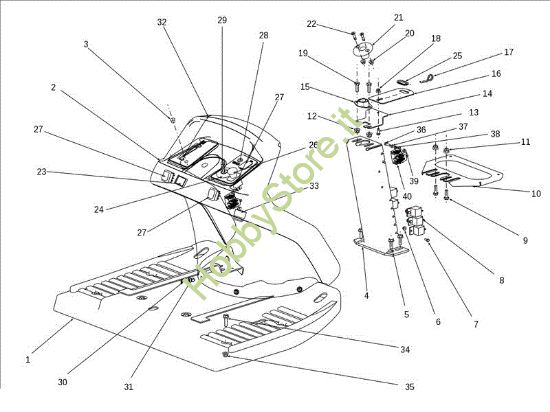 Picture of Cruscotto OM 106S/17,5H Cat.2013 Trattorino