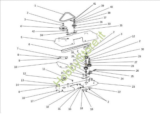 Picture of Piatto di taglio (2/3) OM 106S/18H Cat.2013 Trattorino