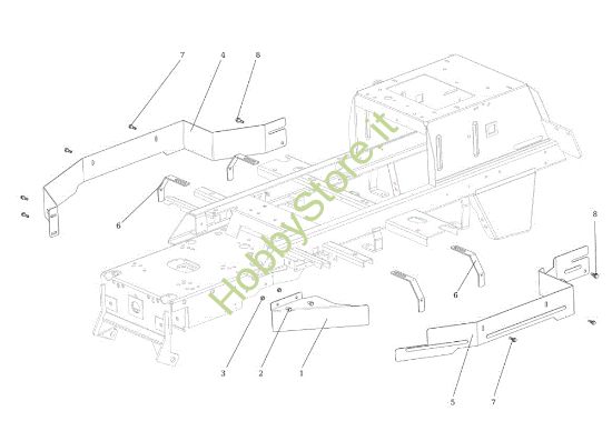 Picture of Protezione cinghie OM 106S/18H France Cat.2013 Trattorino