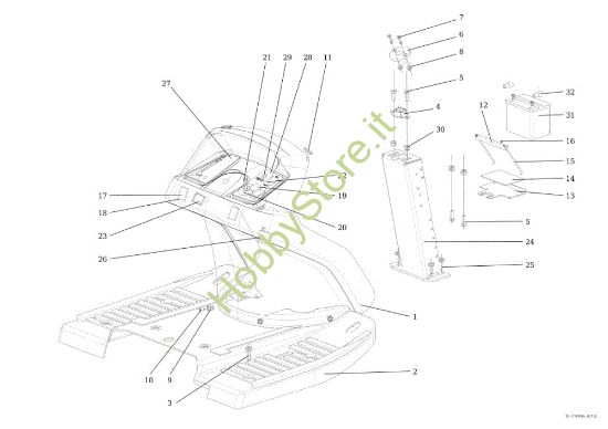 Picture of Cruscotto OM 124S/22 H Cat.2013 Trattorino