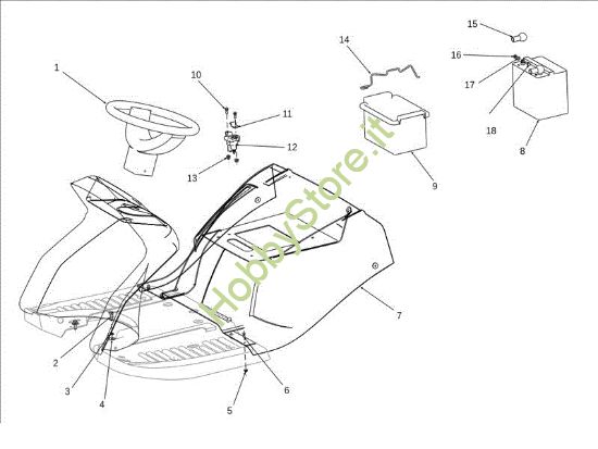 Picture of Carrozzeria OM 106S/24H 4X4 Cat.2013 Trattorino