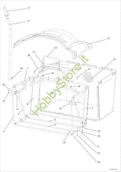 Picture of Sacco raccoglierba OM 106S/24H 4X4 France Cat.2013 Trattorino