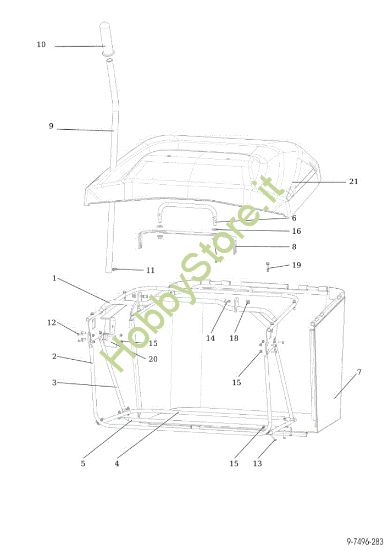 Picture of Sacco raccoglierba OM 92S/16H Cat.2013 Trattorino