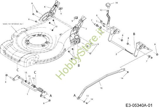 Picture of Sistema altezza di taglio G 55 VBX 4-IN-1 Cat. 2013 Rasaerba