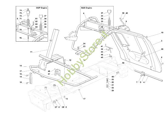 Picture of Telaio OM 72C/13H Cat.2013 Trattorino