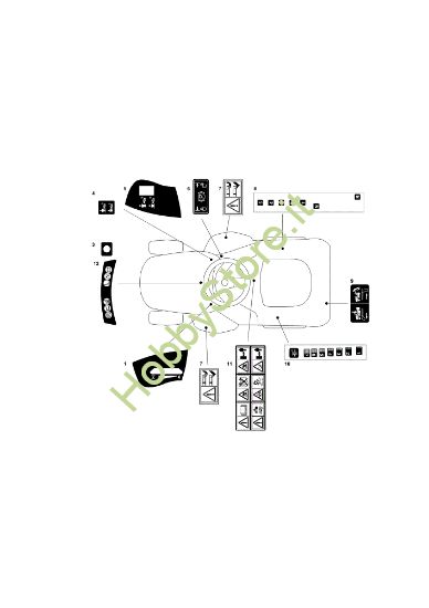 Picture of Etichette (1/2) OM 91PLUS/14,5K M Cat.2013 Trattorino