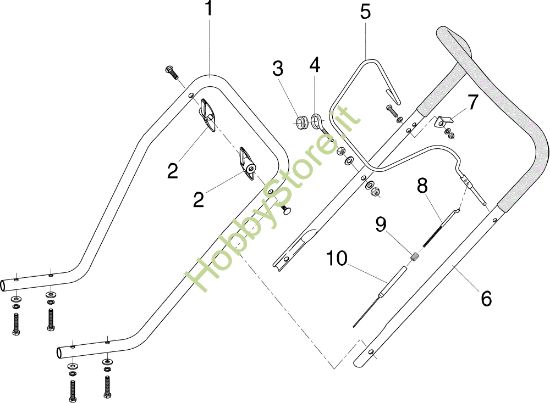Picture of Manubrio e comandi ARTIK 52 Turboneve