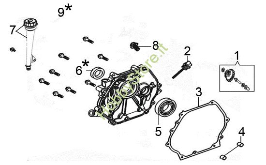 Picture of Coperchio basamento ARTIK 72 ELDT Turboneve