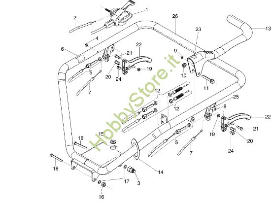 Picture of Comandi manubrio CR 450 Transporter