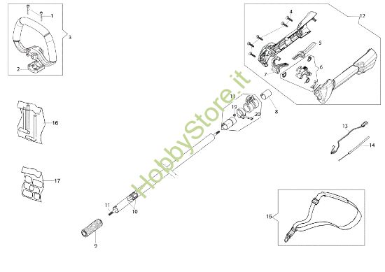 Picture of Trasmissione BC 240 H Tagliasiepi
