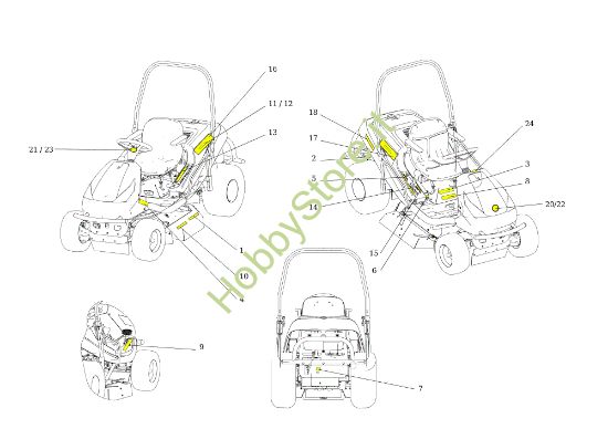 Picture of Etichette APACHE 92 4x4 EVO Cat.2014 Trattorino