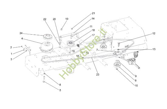 Picture of Puleggia frizione OM 92S/13H Cat.2014 Trattorino