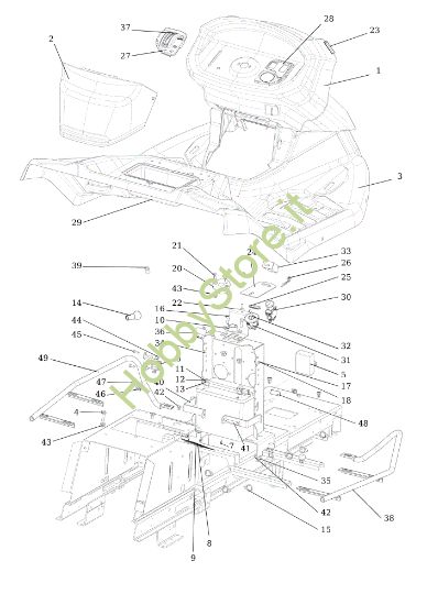 Picture of Cruscotto OM 92S/16H Cat.2014 Trattorino