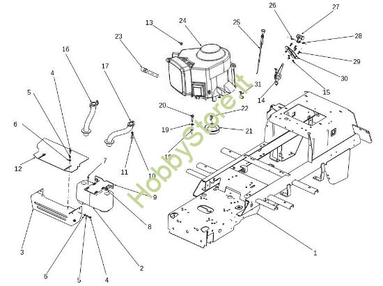 Picture of Motore OM 124S/22 H Cat.2014 Trattorino