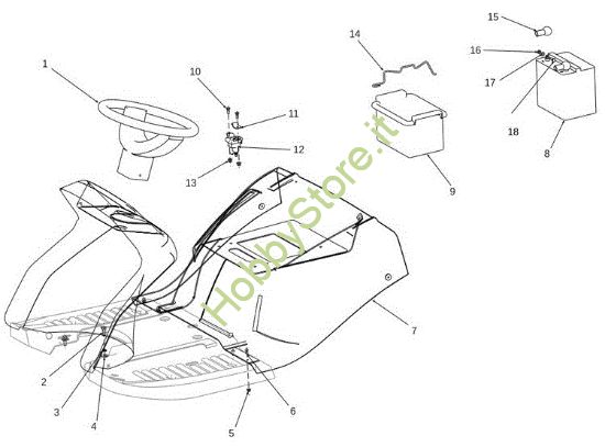 Picture of Carrozzeria OM 106S/24H 4X4 Cat.2014 Trattorino