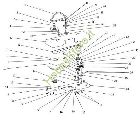 Picture of Piatto di taglio (2/2) OM 106S/24H 4X4 France Cat.2014 Trattorino