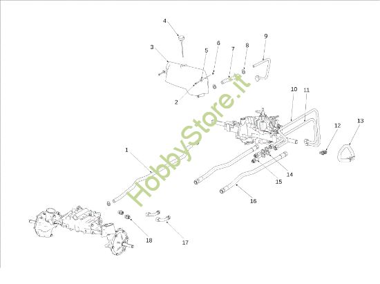 Picture of Circuito idraulico OM 106S/24H 4X4 France Cat.2014 Trattorino