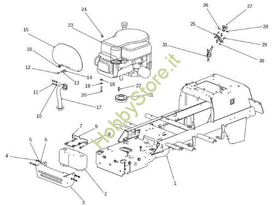 Picture of Motore OM 106S/15,5H Cat.2014 Trattorino