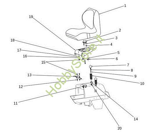 Picture of Cofano (1/3) OM 106S/15,5H Cat.2014 Trattorino