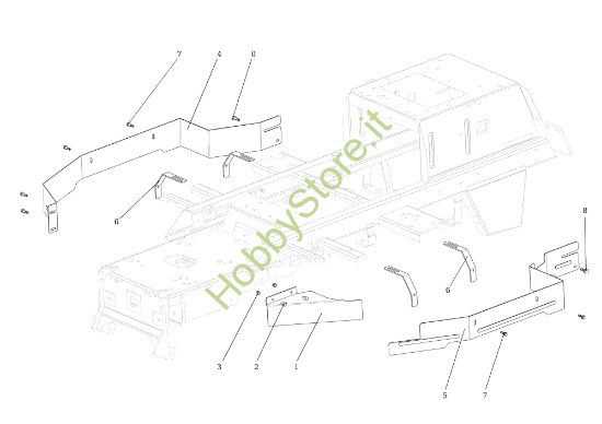 Picture of Protezione cinghie OM 106S/18H France Cat.2014 Trattorino