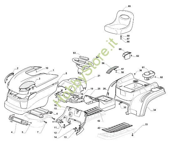 Picture of Carrozzeria OM 84/14,5 K H Cat. 2014 Trattorino