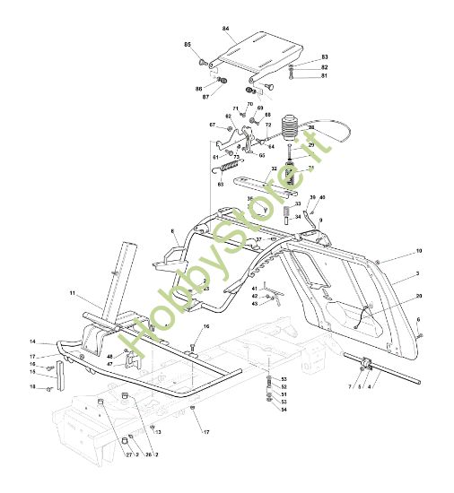 Picture of Telaio OM 72C/12,5KH Cat.2014 Trattorino