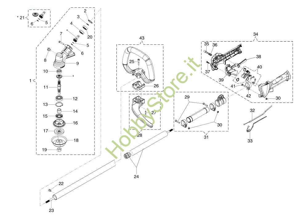 Trasmissione BC 360 4T Decespugliatore, Categoria BC 360 4T - Foto 2