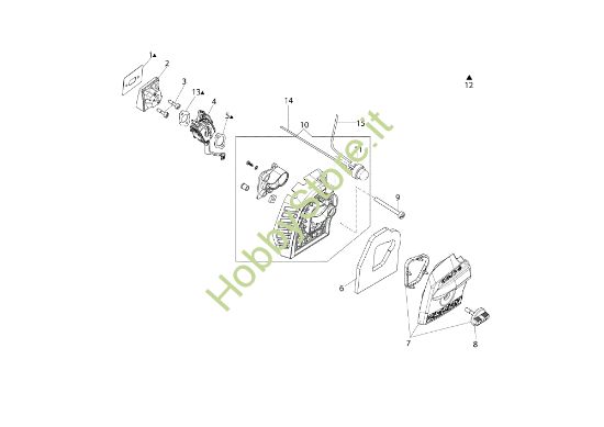 Picture of Filtro aria BC 22 TR (EURO 1) Decespugliatore