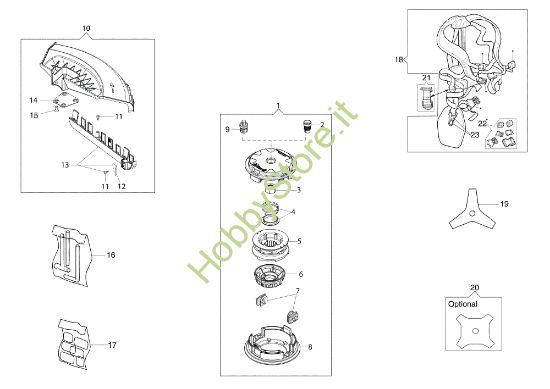 Picture of Accessori BC 350 T Decespugliatore