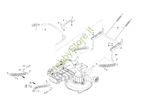 Picture of Sollevamento piatto di taglio OM 95/16 K H Trattorino