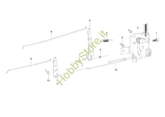 Picture of Leve di controllo OM 105/16 K H Trattorino