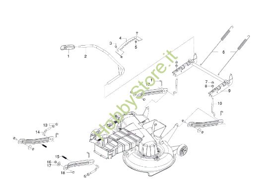 Picture of Sollevamento piatto di taglio OM 95/15,5 H Trattorino