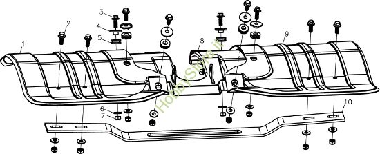 Picture of Cofano fresa MH 197 RK (K800 HC) Motozappa
