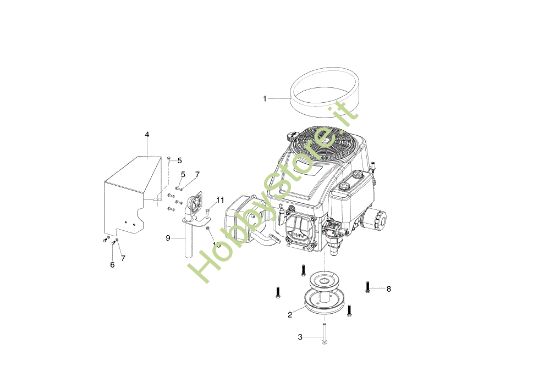 Picture of Motore MISTRAL 72/12,5 K H (3in1) Trattorino