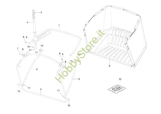 Picture of Sacco MISTRAL 72/12,5 K H (3in1) Trattorino