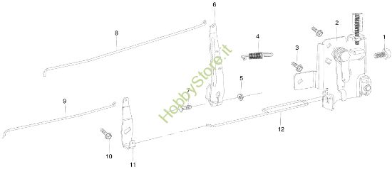 Picture of Leve di controllo MISTRAL 72/12,5 K H (3in1) Trattorino