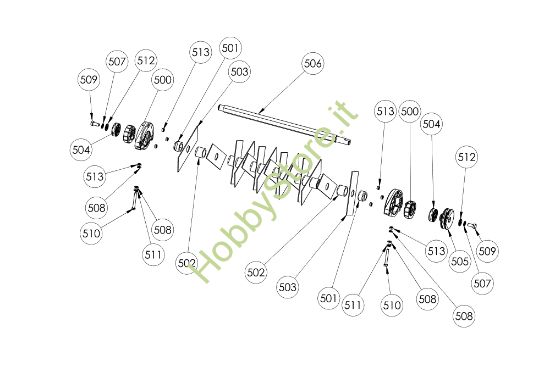 Picture of Esploso 4 SR 38 B45 Arieggiatore