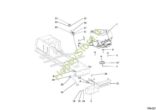 Picture of Motore OM 92/16KH (K1600AVD) Cat. 2015 Trattorino