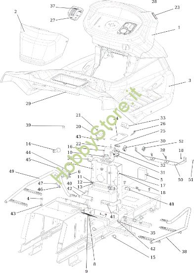 Picture of Cruscotto OM 107 L/24 KH (K2400AVD V-Twin) Cat. 2015 Trattorino