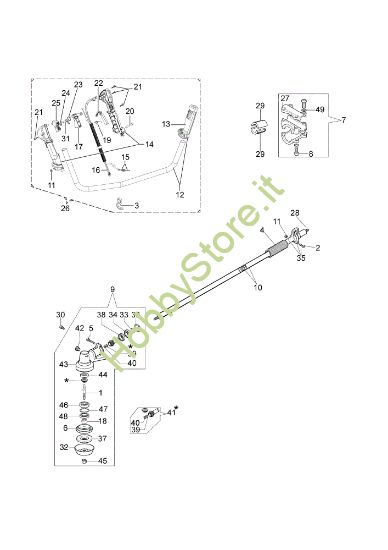 Picture of Trasmissione OM 43 Vers.2015 Decespugliatore