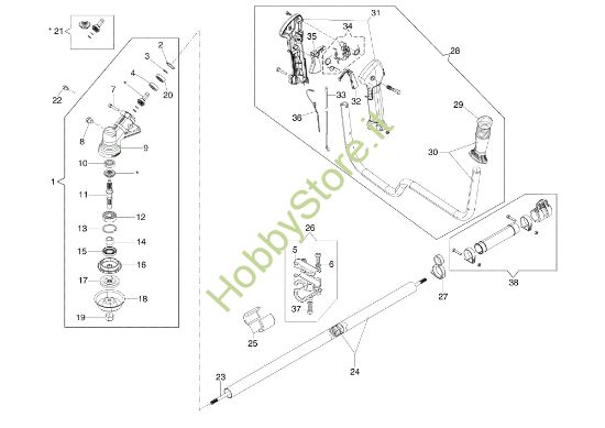 Picture of Trasmissione BC 300 T Decespugliatore