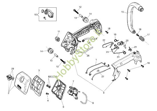 Picture of Impugnatura GST 250 Motosega
