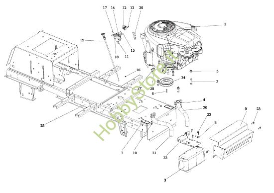 Picture of Motore OM 106/18 H Cat. 2016 Trattorino