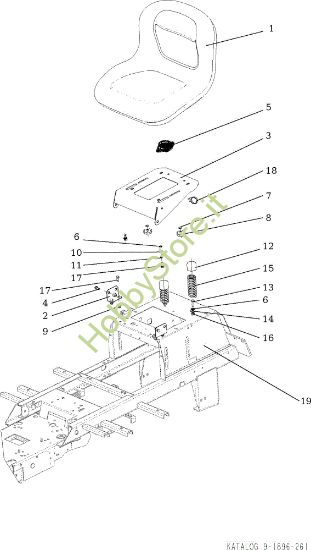 Picture of Cofano (1/3) OM 107 L/17,5 H Cat. 2016 Trattorino