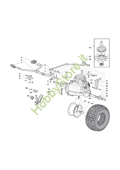 Picture of Trasmissione OM 84/14,5 K H Cat. 2016 Trattorino