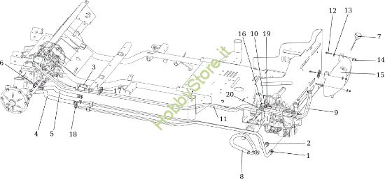 Picture of Circuito idraulico APACHE 92 4x4 EVO Cat.2016 Trattorino